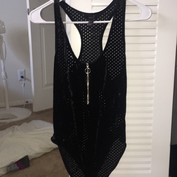 velvet body con suit - Picture 1 of 3